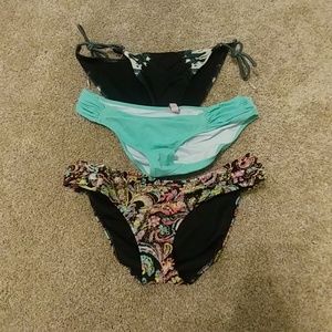 Bundle 3 bikini bottoms medium Victoria's Secret